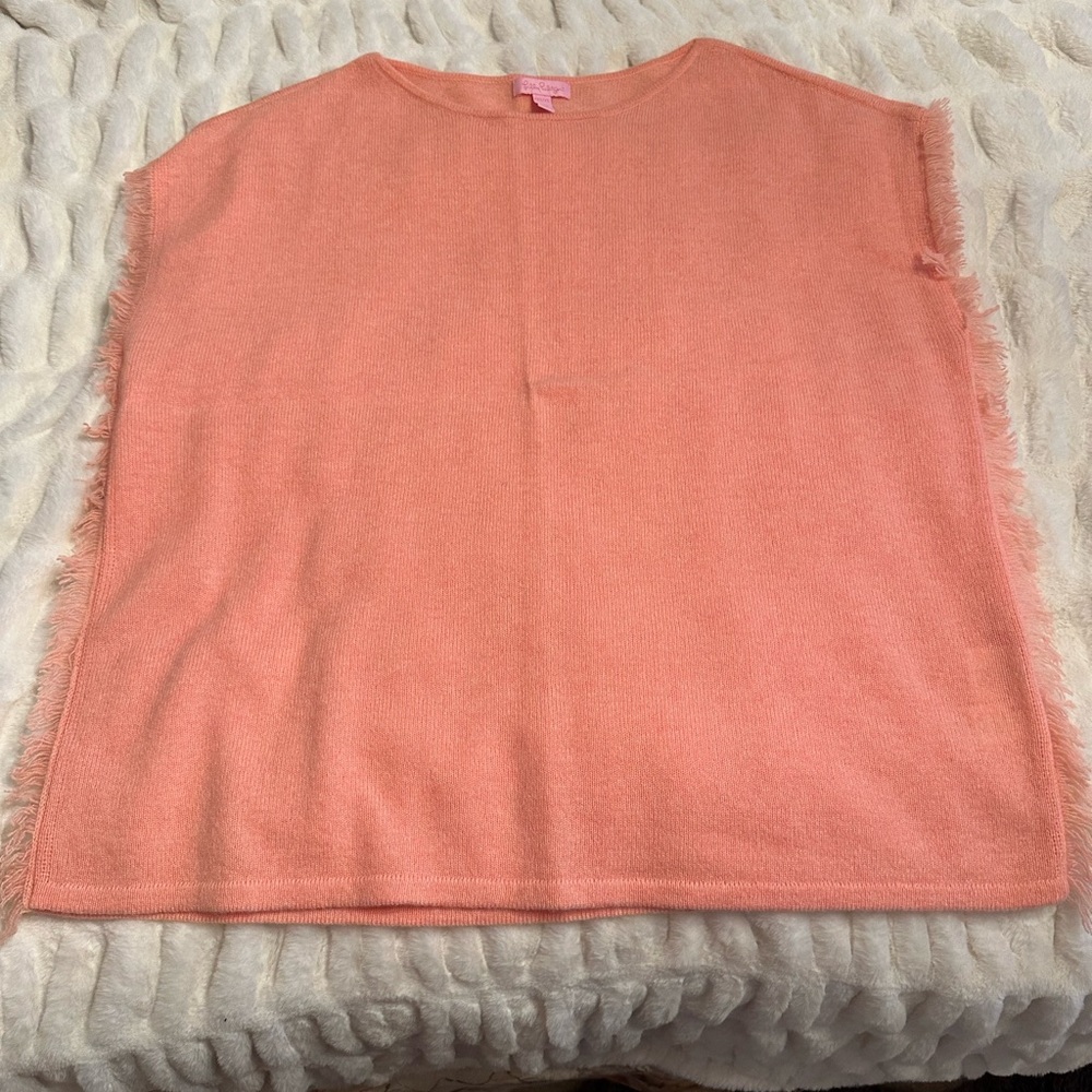 Lilly Pulitzer Coral Knit Top